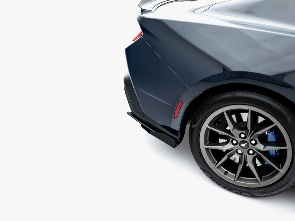 Street PRO Rear Side Splitters + Flaps Ford Mustang Dark Horse Mk7