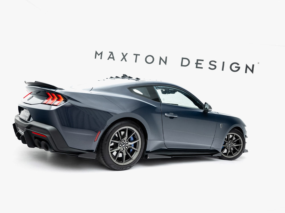 Street PRO Side Skirts Diffusers + Flaps Ford Mustang Dark Horse Mk7