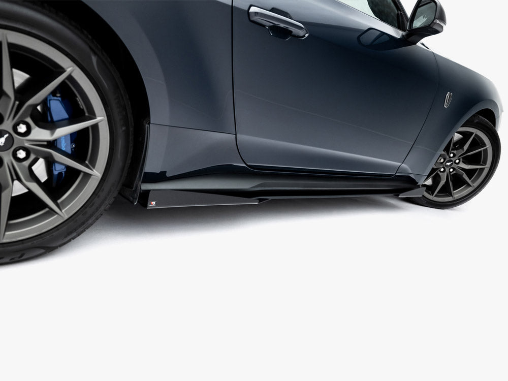 Street PRO Side Skirts Diffusers + Flaps Ford Mustang Dark Horse Mk7