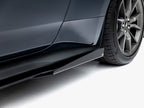 Street PRO Side Skirts Diffusers + Flaps Ford Mustang Dark Horse Mk7