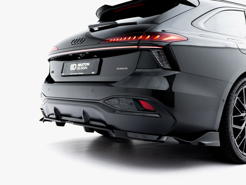 Rear Splitter (Vertical Bars) V.2 Audi A6 S-Line C9