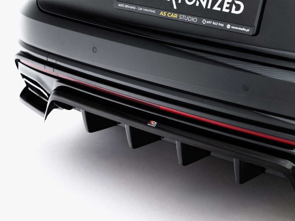 Rear Splitter (Vertical Bars) Volkswagen Touareg R-Line Mk3 Facelift
