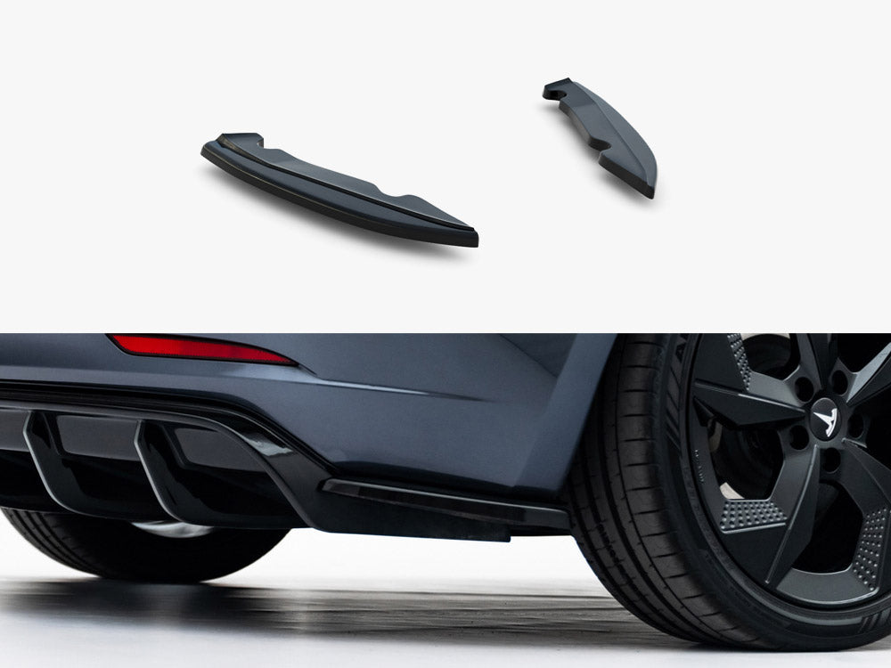 Rear Side Splitters V.2 Tesla Model 3