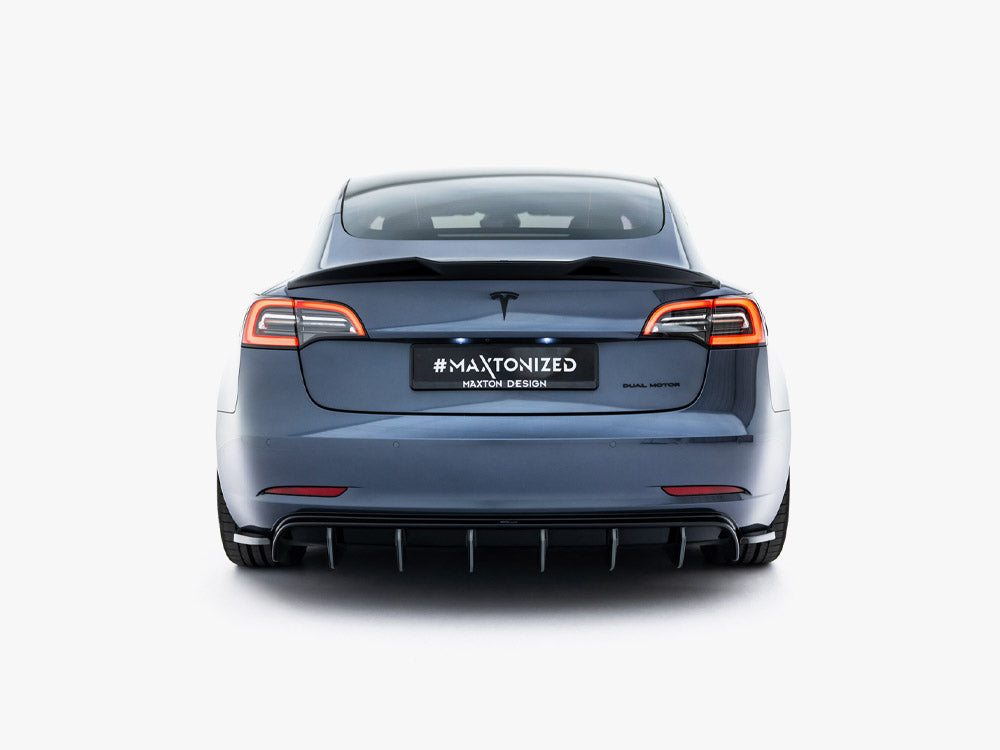 Rear Side Splitters V.2 Tesla Model 3