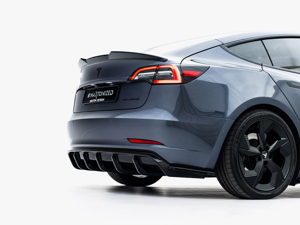 Rear Side Splitters V.2 Tesla Model 3