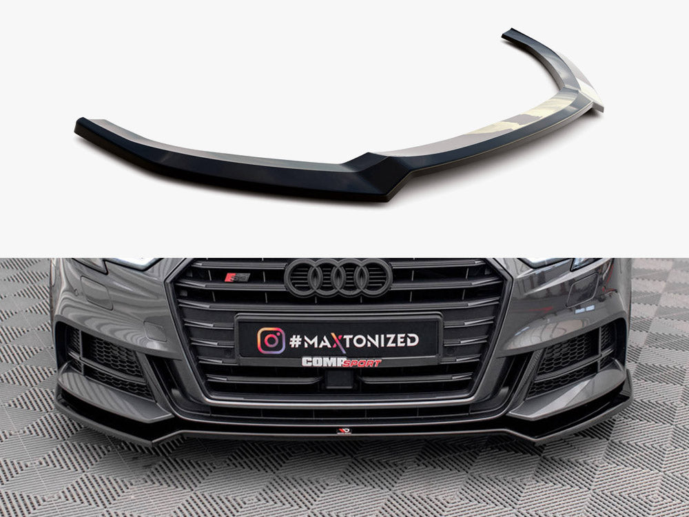 Front Splitter V.2 Audi S3 / A3 S-Line Sportback 8V Facelift
