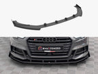 Street PRO Front Splitter V.1 + Flaps Audi S3 / A3 S-Line Sportback 8V Facelift