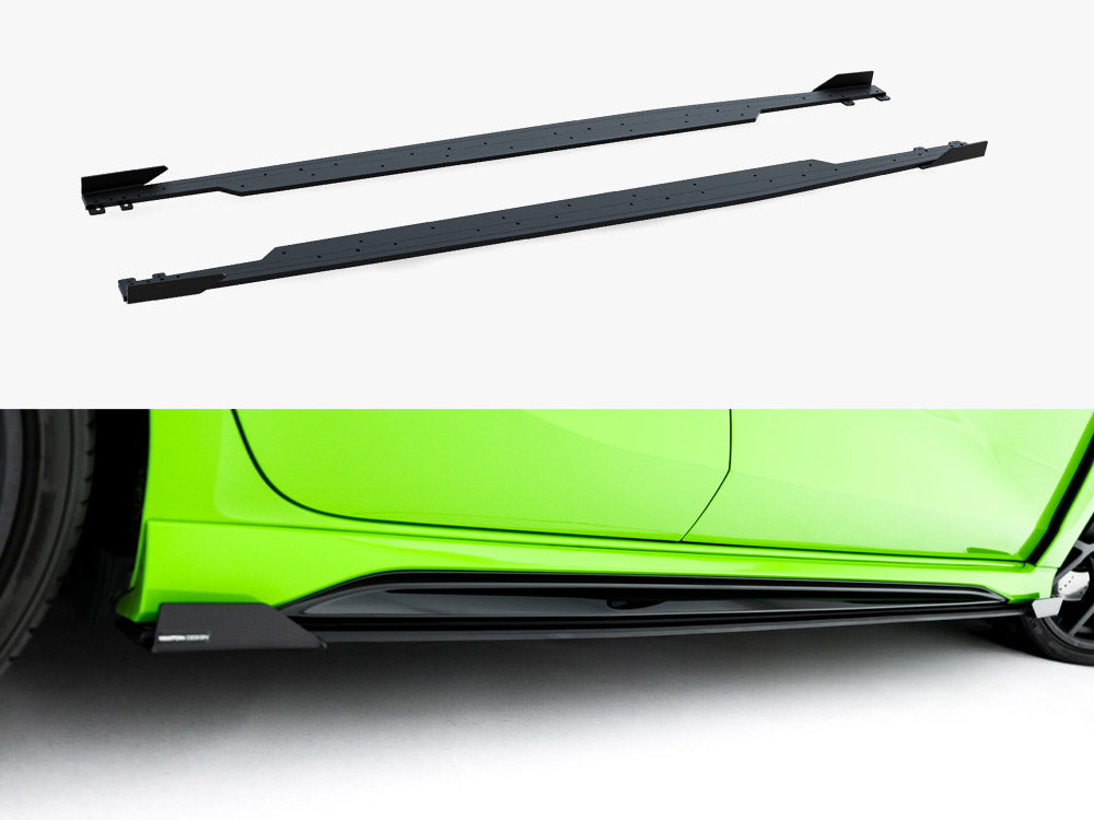 Street PRO Side Skirt Diffusers + Flaps Audi RS3 Sportback 8Y Facelift