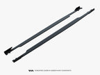 Street PRO Side Skirt Diffusers + Flaps Audi RS3 Sportback 8Y Facelift