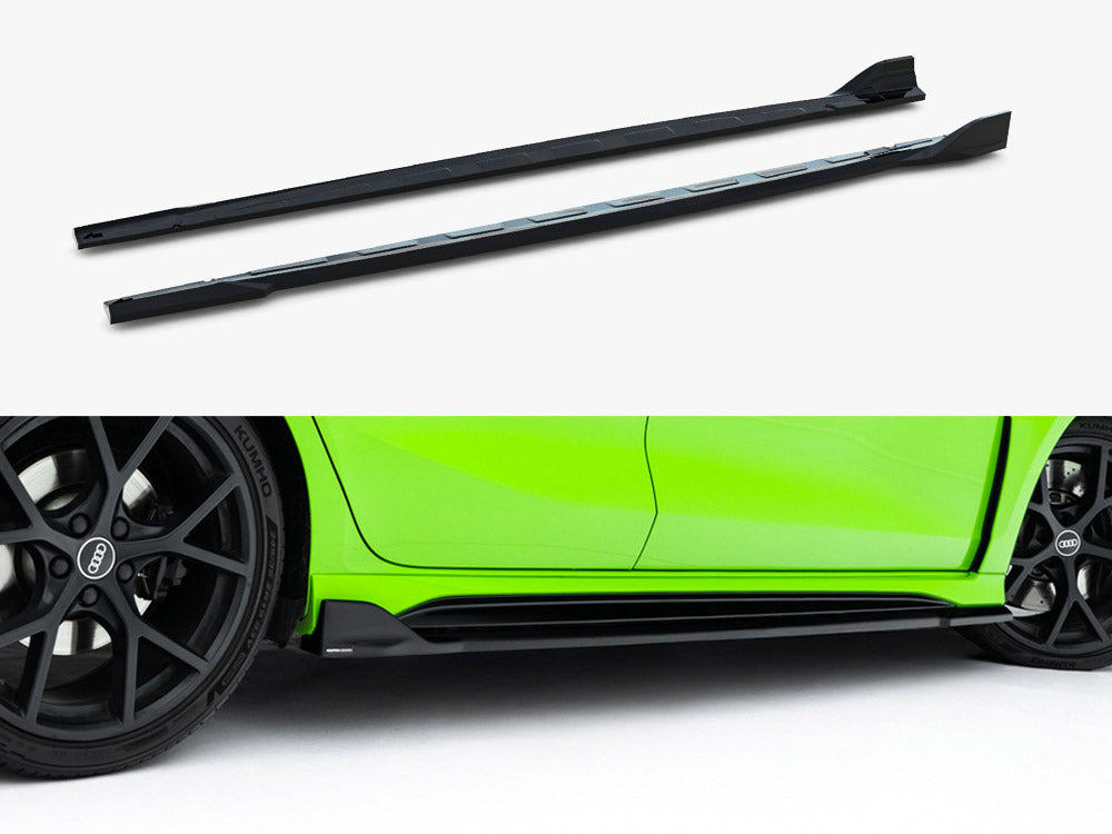 Side Skirt Diffusers V.2 Audi RS3 Sportback 8Y / 8Y Facelift