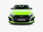 Street PRO Front Splitter + Flaps Audi RS3 Sportback 8Y Facelift