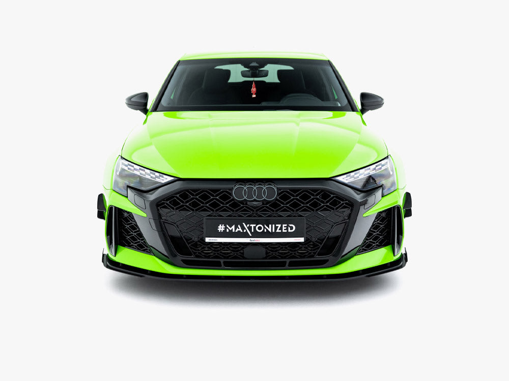 Street PRO Front Splitter + Flaps Audi RS3 Sportback 8Y Facelift