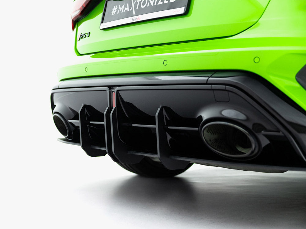 Street PRO Rear Diffuser + Flaps Audi RS3 Sportback 8Y Facelift