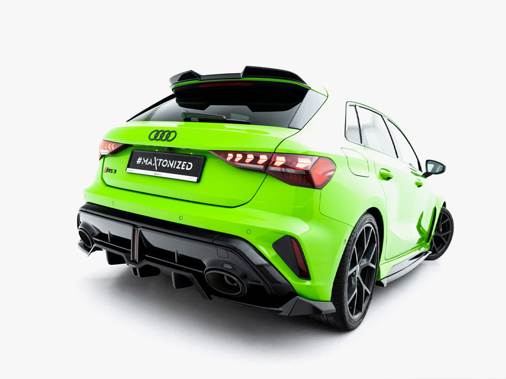 Rear Splitter (Vertical Bars) V.1 Audi RS3 Sportback 8Y Facelift