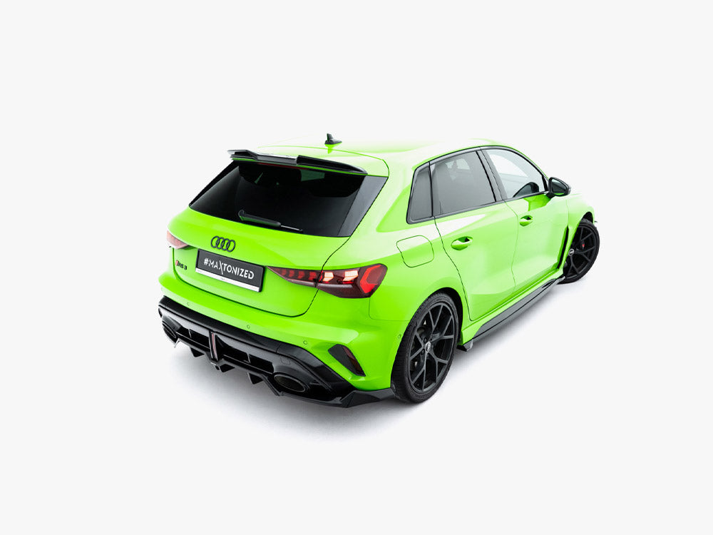 Rear Splitter (Vertical Bars) V.1 Audi RS3 Sportback 8Y Facelift