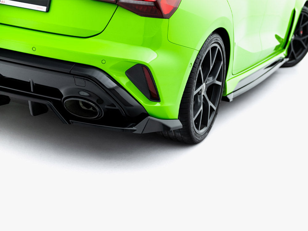 Rear Splitter (Vertical Bars) V.1 Audi RS3 Sportback 8Y Facelift