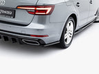Rear Side Splitters Audi A4 / A4 S-Line / S4 Sedan / Avant B9