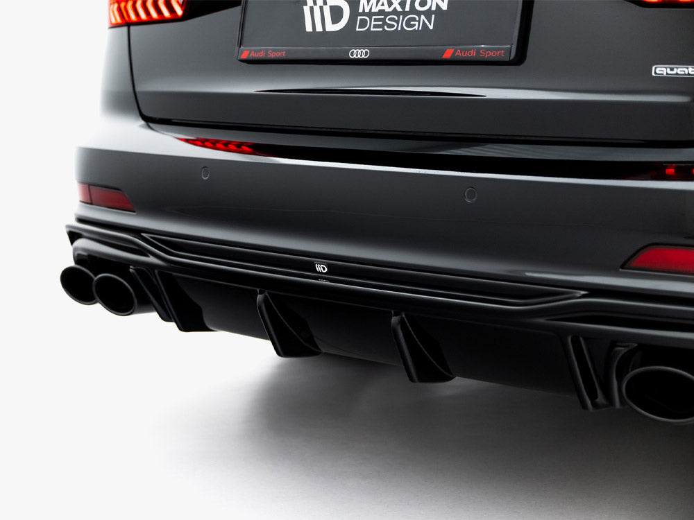 Rear Valance + Exhaust Ends Imitation Audi A6 S-Line / S6 C8 / C8 Facelift
