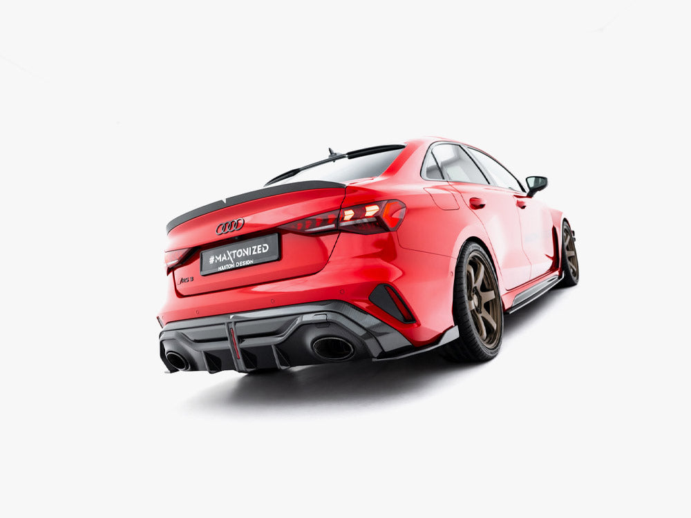 Prepreg Carbon Fiber Tailgate Spoiler V.2 Audi RS3 / S3 / A3 S-Line / A3 Sedan 8Y Facelift