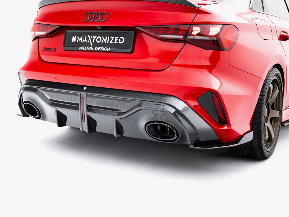 Prepreg Carbon Fiber Rear Diffuser Audi RS3 Sedan 8Y Facelift