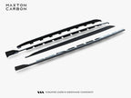 Set of Prepreg Carbon Fiber Side Skirts Audi RS3 Sedan 8Y Facelift