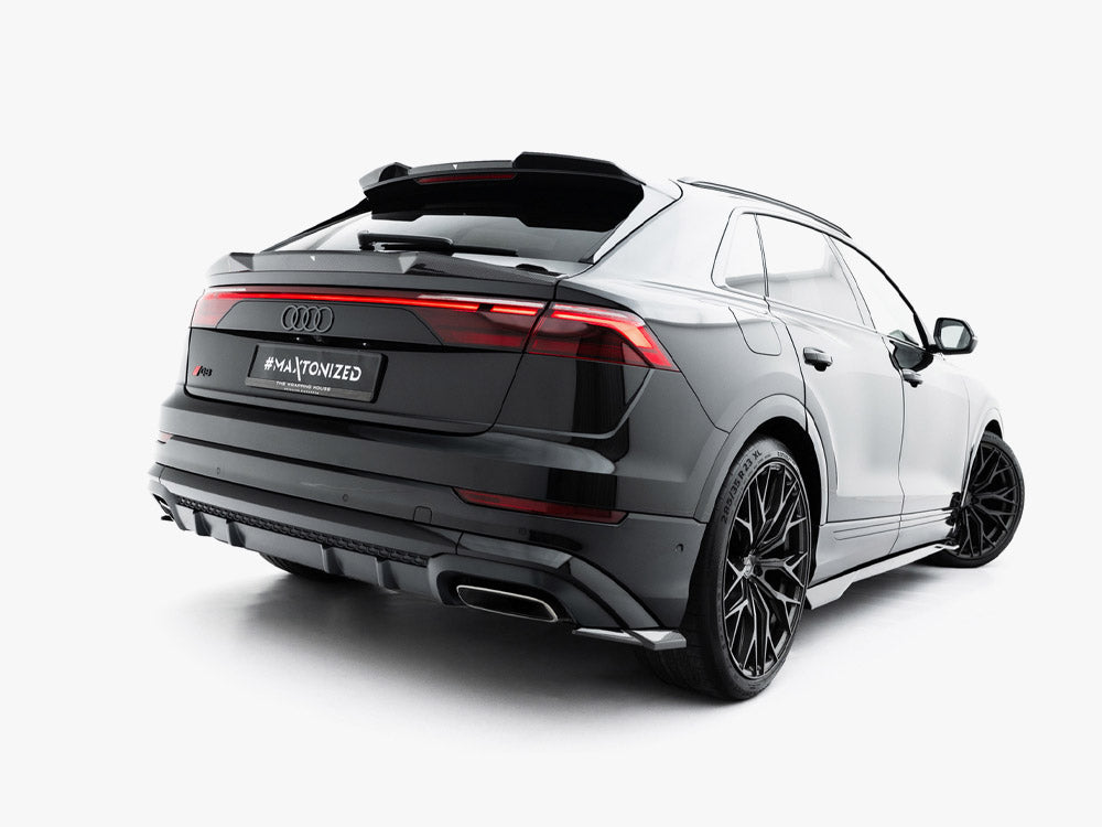 Prepreg Carbon Fiber Rear Side Splitters Audi Q8 S-Line Mk1 Facelift