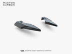 Prepreg Carbon Fiber Rear Side Splitters Audi Q8 S-Line Mk1 Facelift