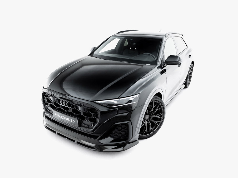 Prepreg Carbon Fiber Front Splitter Audi SQ8 / Q8 S-Line Mk1 Facelift