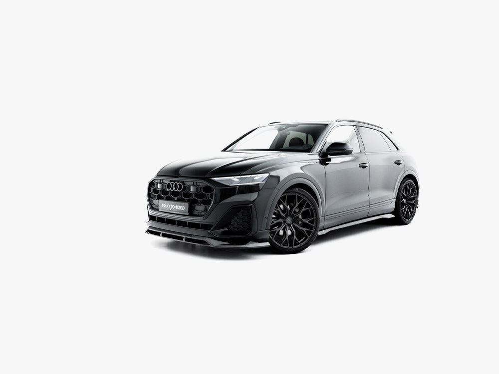 Prepreg Carbon Fiber Front Splitter Audi SQ8 / Q8 S-Line Mk1 Facelift
