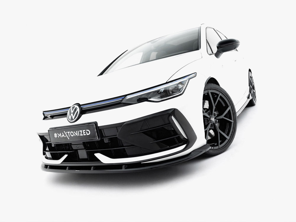 Front Splitter V.2 Volkswagen Golf R Variant Mk8 Facelift
