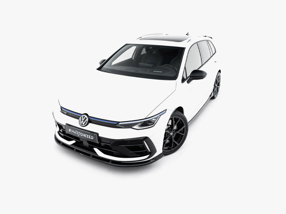 Front Splitter V.2 Volkswagen Golf R Variant Mk8 Facelift