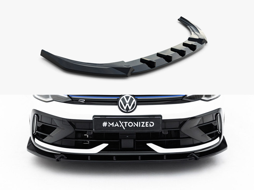 Front Splitter V.3 Volkswagen Golf R Variant Mk8 Facelift
