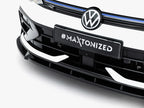 Front Splitter V.3 Volkswagen Golf R Variant Mk8 Facelift
