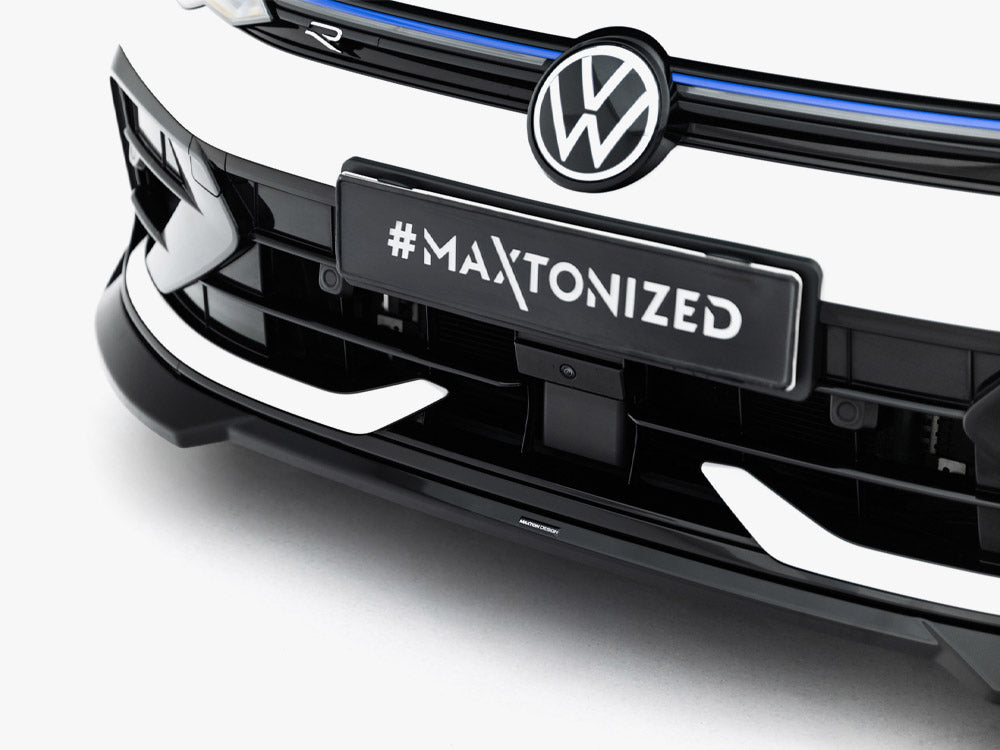 Front Splitter V.4 Volkswagen Golf R Variant Mk8 Facelift