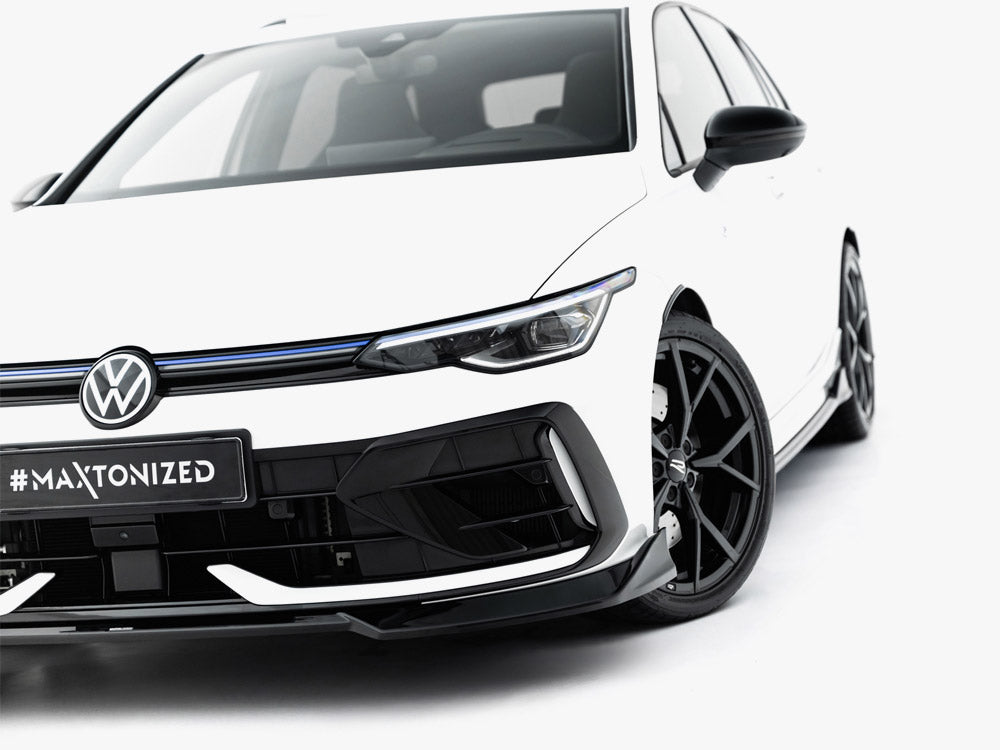 Front Splitter V.4 Volkswagen Golf R Variant Mk8 Facelift