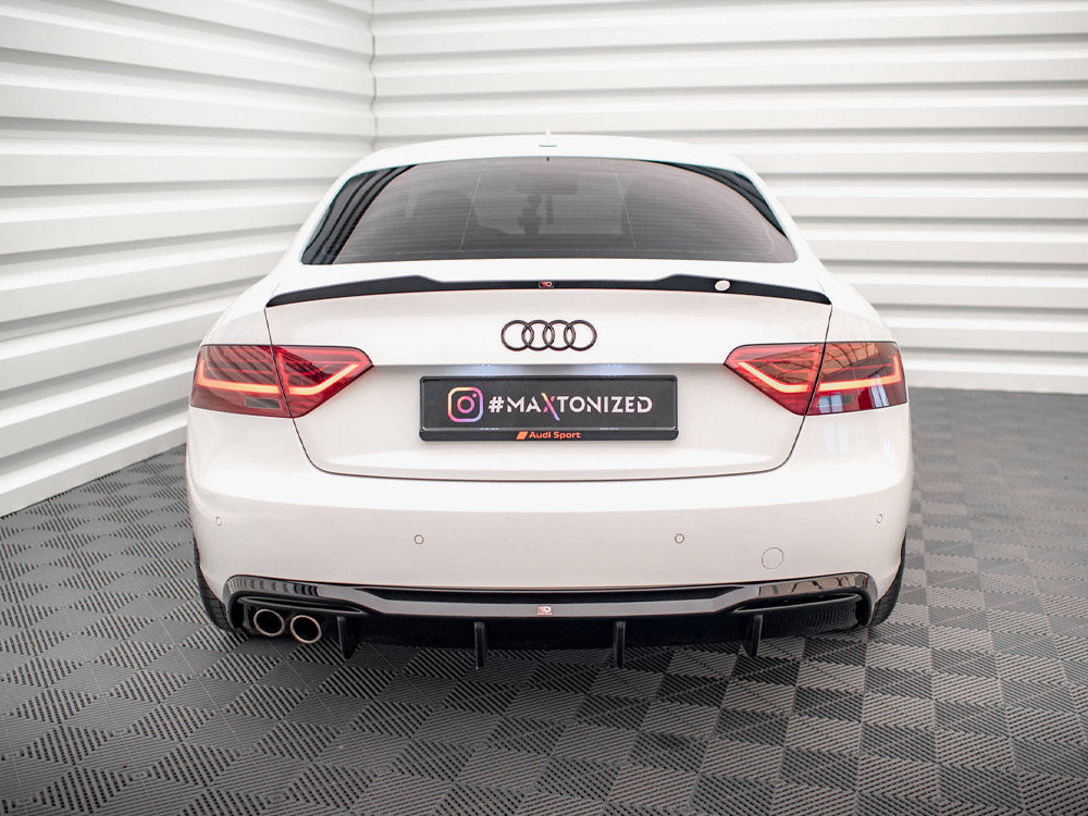 Rear Valance Audi A5 Sportback 8T Facelift (Version with dual exhausts on one side)