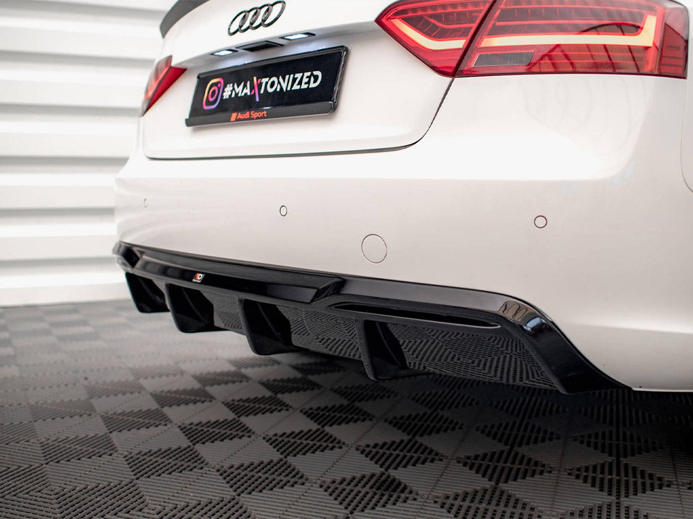 Rear Valance Audi A5 Sportback 8T Facelift (Version with dual exhausts on one side)