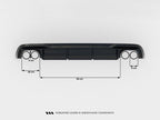 Rear Valance Audi A5 Sportback 8T Facelift (Version with dual exhausts on both sides)