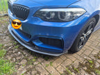 Exo Style Carbon Fibre Front Splitter for BMW F22 2 Series M Sport 14-21