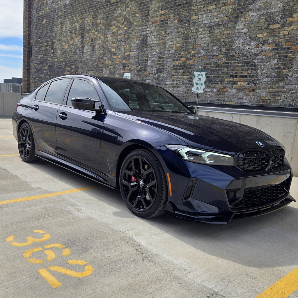 AC Style Gloss Black Side Skirts for BMW 3 Series G20 G21 19-Present