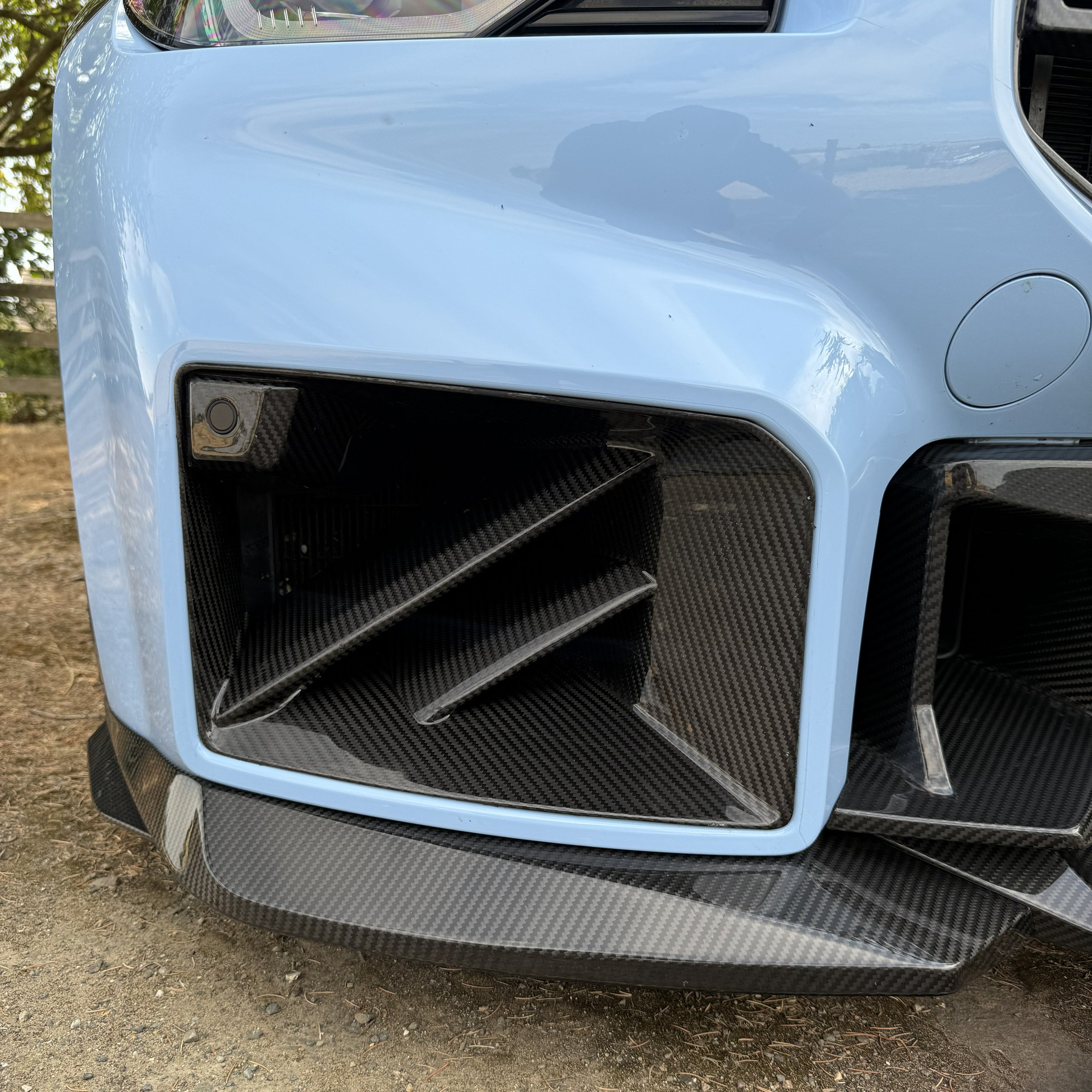 SQ Style Pre-Preg Carbon Fibre Front Air Ducts for BMW G87 M2 23-Present