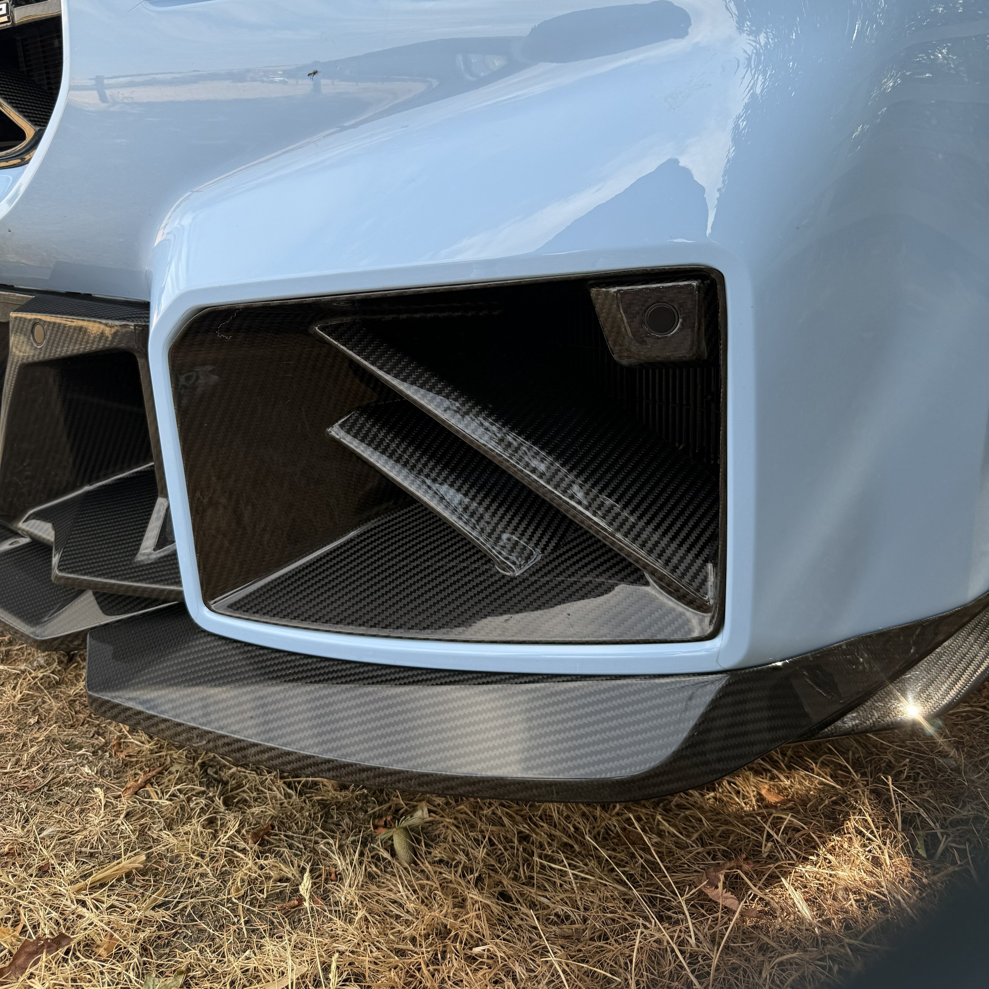 SQ Style Pre-Preg Carbon Fibre Front Air Ducts for BMW G87 M2 23-Present