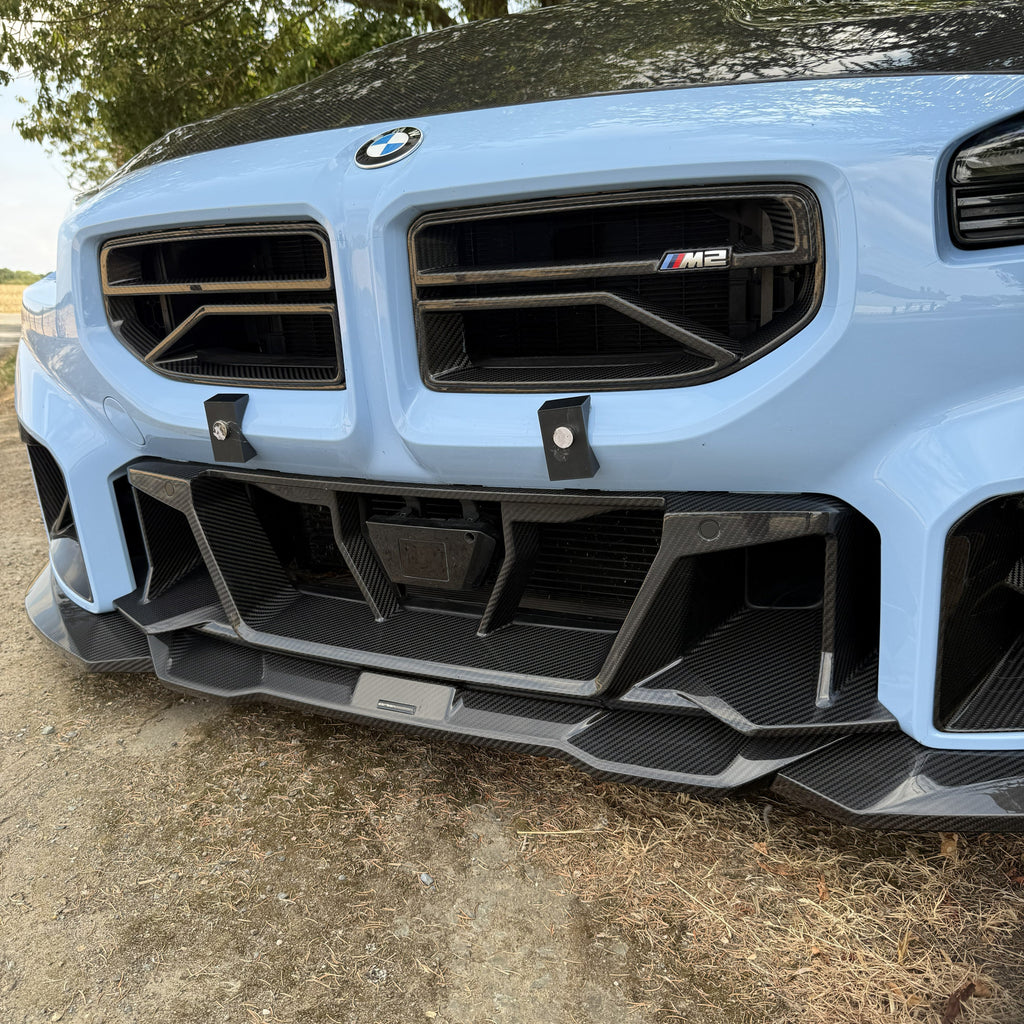 SQ Style Pre-Preg Carbon Fibre Front Bumper Trim for BMW G87 M2 23-Present