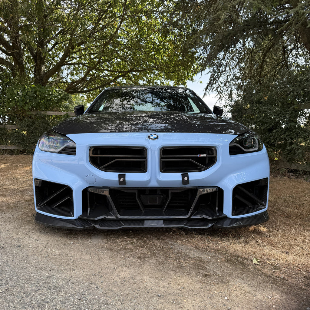 SQ Style Pre-Preg Carbon Fibre Front Bumper Trim for BMW G87 M2 23-Present