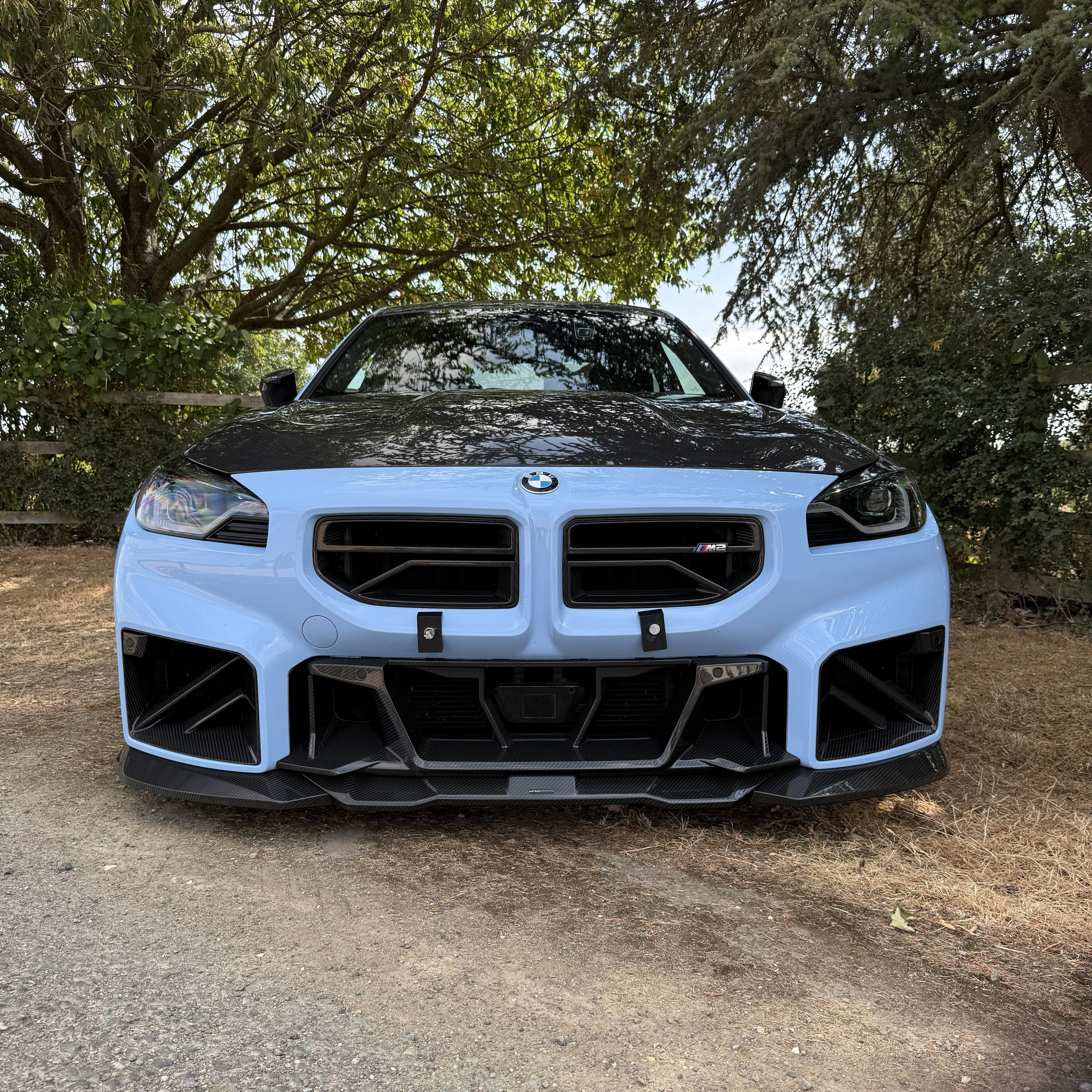 SQ Style Pre-Preg Carbon Fibre Front Bumper Trim for BMW G87 M2 23-Present