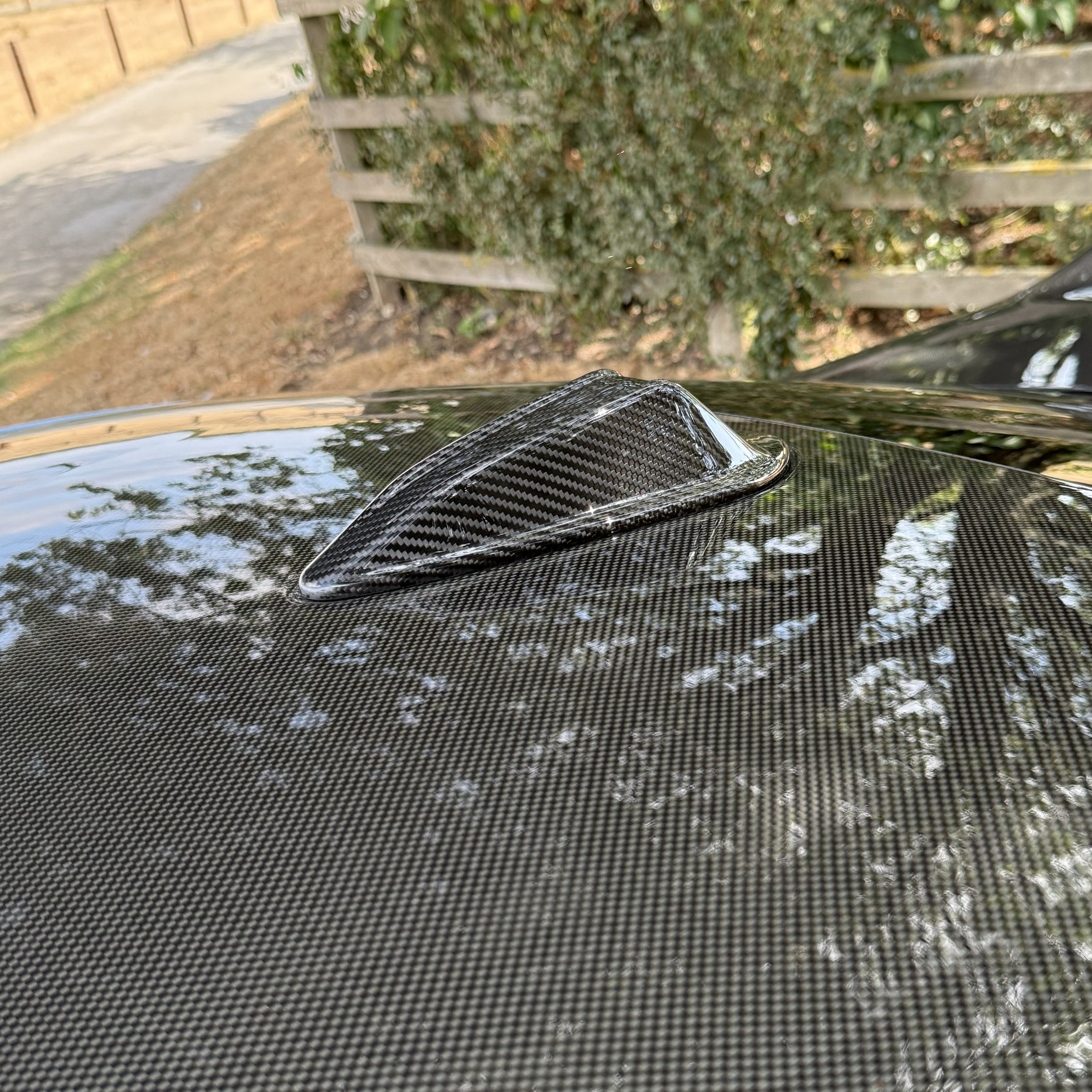 Pre-Preg Carbon Fibre Antenna Trims for BMW G87 M2 G20 3 Series LCI 23-Present