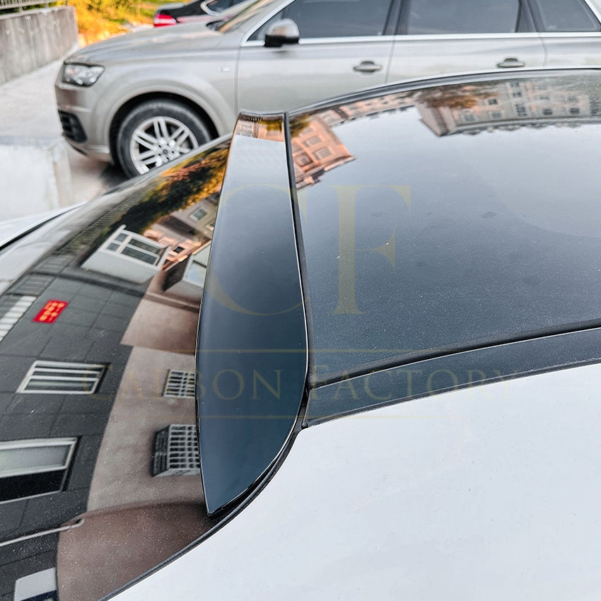 Gloss Black Roof Spoiler for Mercedes Benz W205 C Class Saloon 15-21