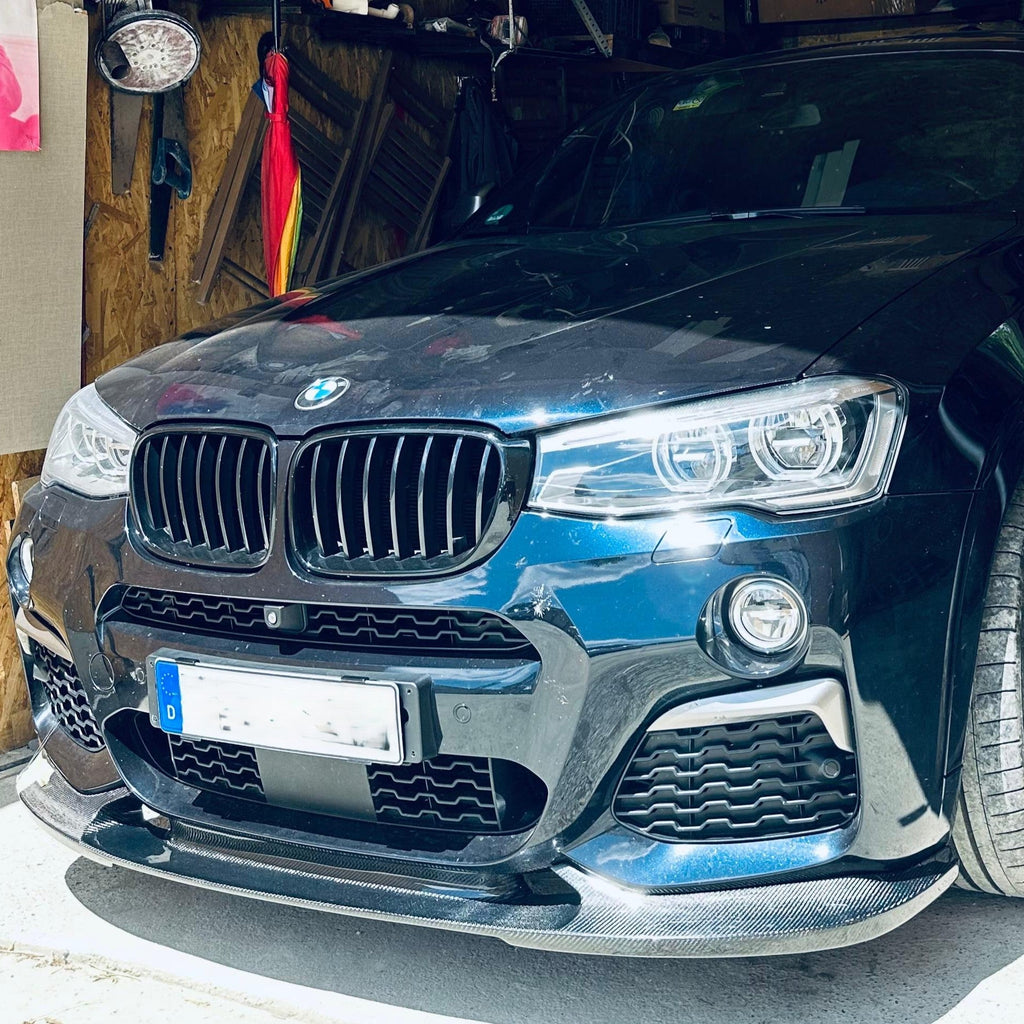 Carbon Fibre Front Splitter for BMW F25 X3 F26 X4 M Sport 15-18