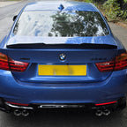 PSM Style Gloss Black Boot Spoiler for BMW 4 Series F32 Coupe 14-20