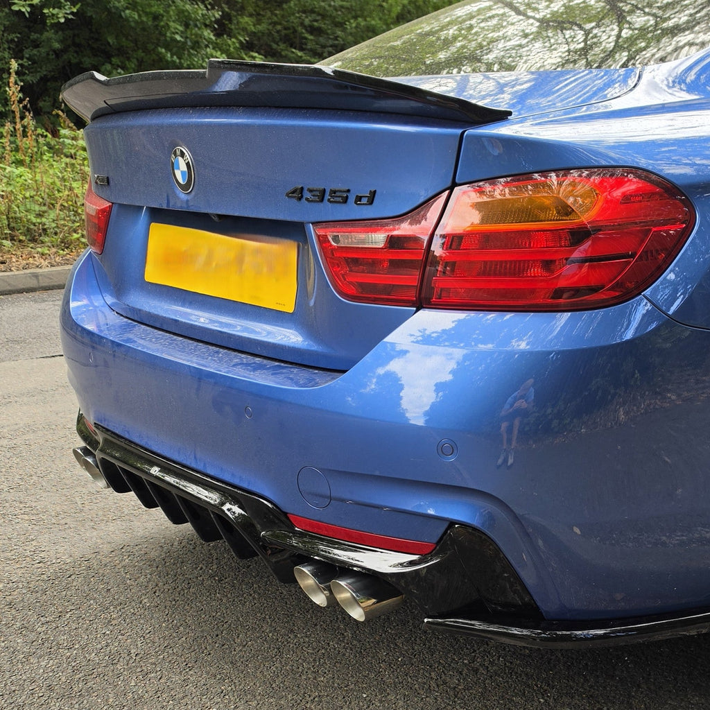 PSM Style Gloss Black Boot Spoiler for BMW 4 Series F32 Coupe 14-20